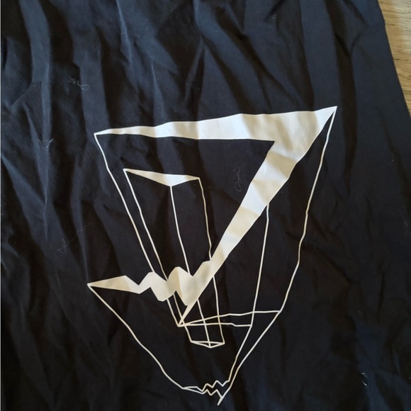 Gymshark Black Geometric Men's Tank Top size L - Picture 2 of 4